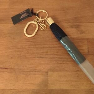 Victoria's Secret Gold and Black Tassel Keychain